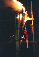 Sparks Coming Off Torch
